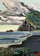 Hawaii Tropical Beach Coastal Scenery Ocean Pololu Valley Print Various Sizes picture