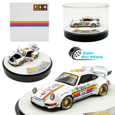 PGM 1:64 RWB Porsche 964 White Apple - Deluxe Base picture