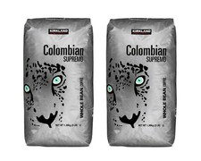 2pk Colombian Supremo Coffee Whole Bean Kirkland Signature 100% Arabica picture