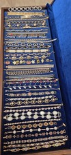 Vintage Mod Bracelet Lot Of 40. 14 Signed Monet Givenchy Avon Kendra Scott picture