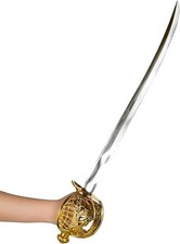 25 Inch  Pirate Sword with Round Handle picture