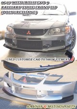 Fits 06-07 Mitsubishi EVO 9 IX Ral-Style Front Lip (Urethane) picture