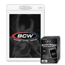 50 BCW SEMI RIGID CARD HOLDERS #2 REQUIRED BY GRADING COMPANIES FOR SUBMISSION picture