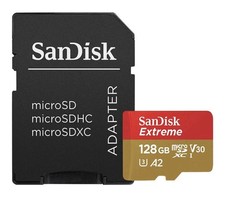 New SanDisk Extreme 128GB 30MB/s V30 Micro SDXC 4K picture