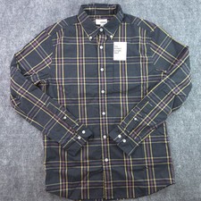 New Sonoma Shirt Sonoma Long Sleeve Button Down Multicolor Plaid Cotton Stretch picture
