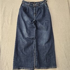 Phix Clothing Jeans Buckle Wide LEG Flared 36 X32 Regular  picture