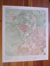 Woodsboro Texas 1978 Original Vintage USGS Topo Map picture