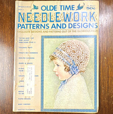 Olde Time Needlework Patterns & Designs Vol 1 No 1 1973 Tower Press Illustrated picture