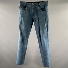 ADAM KIMMEL Size 36 Blue Cotton Straight Leg Pants picture