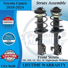 Monroe Genuine OEM Front Struts 2018-2024 Toyota Camry Lifetime Warranty picture