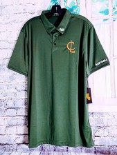 LIV GOLF POLO GREEN WITH GOLD STITCHED LOGO MEN'S SIZE  XL picture