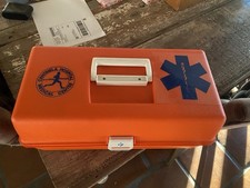 FLAMBEAU PM1872 Orange Medical Travel Case First-Aid EMT Fishing Tackle Box Lg picture