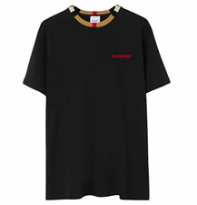 Burberry Men’s Black Crew Neck Logo Short Sleeve T-Shirt, Size M Regular picture