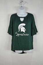 Gameday Couture Woman's Top M Michigan State Spartans Green NWT picture