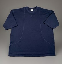 Gymshark Essential Oversized T-Shirt Mens Small Navy Heavy Knit Heavyweight picture