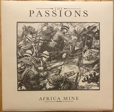 The Passions Africa Mine B/W I Feel Cheap + Free Live Single 1982 7” Vinyl picture