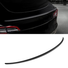 Real Dry Carbon Fiber Matte Rear Trunk Wing Spoiler For tesla Model Y Exterior picture