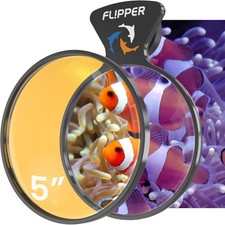 Flipper DeepSee Viewer Orange Magnifying Glass Lens Attachment MAX 5, Black picture