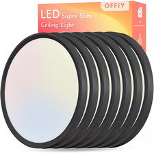 6PK 15.8 Inch Led Ceiling Light Flush Mount, 34W, 3060LM, 3000K/4000K/6000K CCT picture