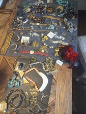 Massive Vintage Fashion Jewelry Mega Lot 50+ Pieces 8+ Sets Monet Guess DKNY picture