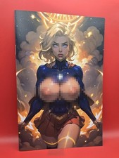 🚨 RARE - LOW PRINT RUN 🚨KEYS COMICS PINUP GALLERY #1- SuperGirl (TaTas) picture
