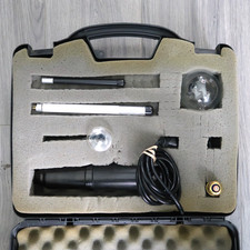 Vintage Violet Wand Ray Unit Quack Medicine 10 Piece Kit Working with Hard Case picture