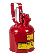 Justrite | 1L PETROL FUEL SAFETY CAN | Steel | Flame Arrester | Flammable Liquid picture