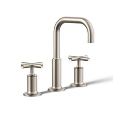KOHLER K-14406-3-BN Purist 1.2 GPM Widespread Bathroom Faucet*READ* picture