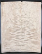 Carve Top 4A Curly Maple-Glued Up-Discounted-Flaw (20-1/2