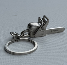 STIHL Original Metal Chainsaw Keyring Keychain Saw 04209600008 picture