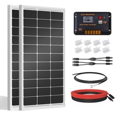 ECO-WORTHY 200W 12V Solar Panel Kit w/Charge Controller picture