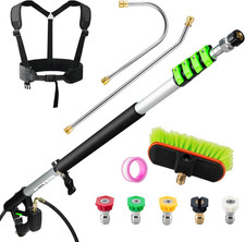 24 FT Telescoping Pressure Washer Wand with Pressure Washer Extension picture