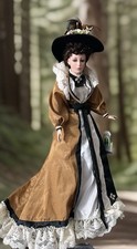 Treasure Handcrafted Victorian Porcelain Doll “Glenna” 20 in By William Tung picture