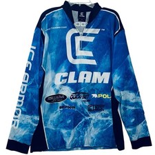 Clam Ice Armor Fishing Shirt XL Big Tooth Tackle Quick Set Polar Jason Mitchell picture