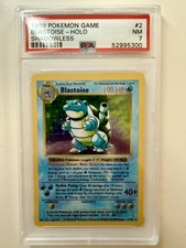 1999 POKEMON BASE SET SHADOWLESS #2 BLASTOISE-HOLO PSA 7 🔥 picture