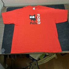 FLCL Shirt Vintage 1990s Fooly Cooly Broccoli Gear Anime Black Cat Promo 2XL picture