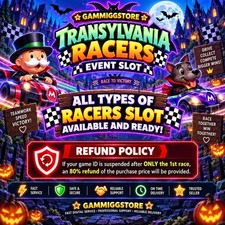 Choose any monopoly go Transylvania racers (3id mine -1 your) read description picture