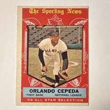 1959 Topps - High # Orlando Cepeda #553 HOFer picture