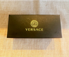 Versace Medusa MOD 4126-B Oversized Shield Sunglasses Black/Gold UV400 picture