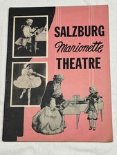Salzburg Marionette Theatre Program - Hermann Aicher Director Vintage Austria VG picture