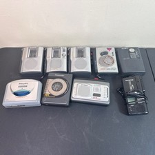 Lot 9 Vintage Sony Panasonic Olympus Cassette Recorders Walkman Parts picture