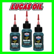 3 - LUCAS Extreme Duty Gun Oil 1oz Bottle Needle Oiler lubricant Protects picture