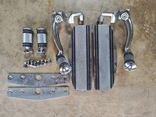 Harley Davidson OEM Softail Highway Pegs, Mounting Arms, Passenger Pegs & Insert picture