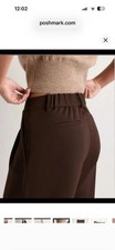 Quince Pleated Trousers Size 6 Brown picture