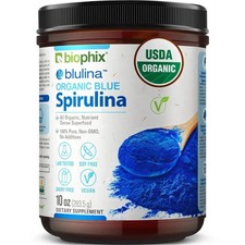 biophix Blulina Organic Blue Spirulina Powder 10 oz 283.5 g picture