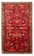 Vintage Hand-Knotted Area Rug 3'11