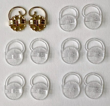 Levears 1 Pair Sterling Silver 5 Pair Plastic Earrings Lifts Lifter Lady picture