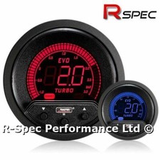 NEW 52mm Prosport EVO Red / Blue LCD 3 Bar Electronic Turbo Boost Controller Kit picture