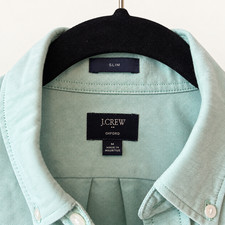 J.Crew Men’s Slim Fit Mint Green Oxford Button-Down Shirt Size [M] picture