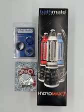 BRAND NEW HYDROMAX 7 BUNDLE WATER ED PUMP HYDRO7 CLEAR PENIS ENLARGER SHIPS FREE picture